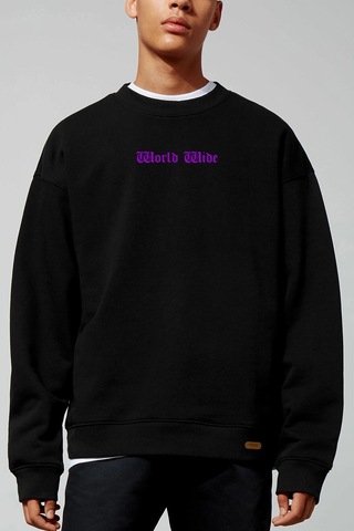 Tarzsokak Chaotic Oversize Siyah Sweatshirt Tarzsokak140