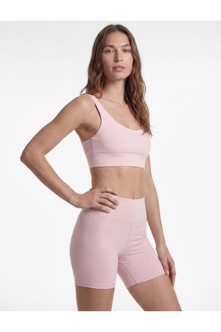 Koton Slim Fit Kolsuz U Yaka Sırt Detaylı Sporcu Sütyeni Pembe 6sak30191nk Gülkurusu