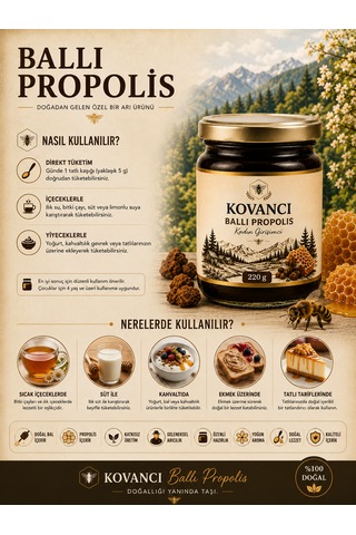 Ballı Propolis 220g-doğal,katkısız