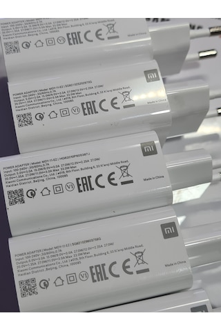 Xiaomi Uyumlu Kutu Çıkması 33 W Turbo Hızlı Adaptör ve Kablo