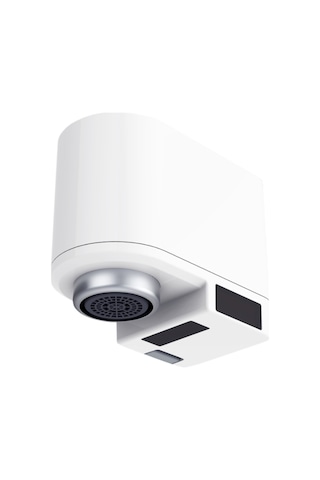 Lemestar Beyaz Akıllı Sensörlu Su Koruyucu - Yumruk Girişiyle Otomatik Su Akışı, 6 Ay Pil Ömrü, Mutfak/banyo Lavaboları İçin Kolay Kurulum, Taşma Korumalı Beyaz