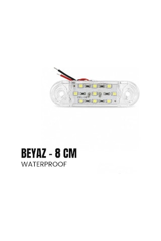 Shuıvan Merdiven Lambası 8cm Led Aydınlatma 9 Led 12v - Beyaz-1995