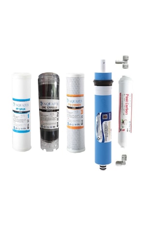 Aqua Fly LGF MEMBRANLI Ihlas Aura Cebilon Compact Uyumlu 5 Li Su Arıtma Filtresi Uyumlu