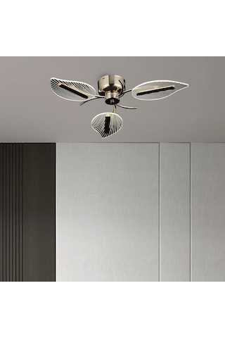 Lucea Karden 3'lü Altın Ledli Plafonyer 22w 3000k Sku: Smg8690010203021 Açık Bej