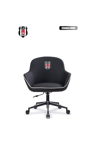 Fanchair X Beşiktaş Icon Siyah Çalışma Koltuğu-39