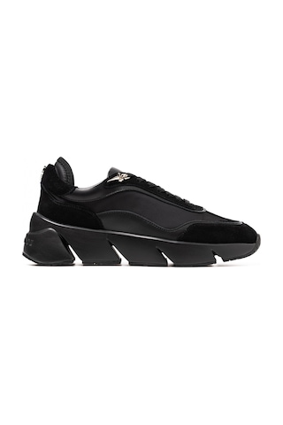 Ca999 Black Sneaker Erkek Mu69600tca 999 Paciotti Calf/suede Comascio Siyah