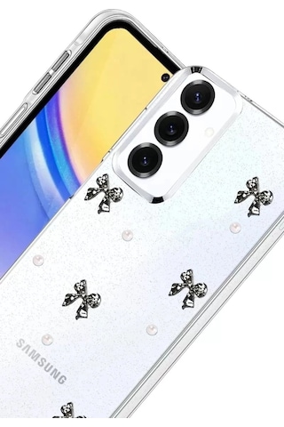 Durukar Samsung Galaxy Uyumlu S25 Fe Fiyonk Desenli Kapak - Desen 8