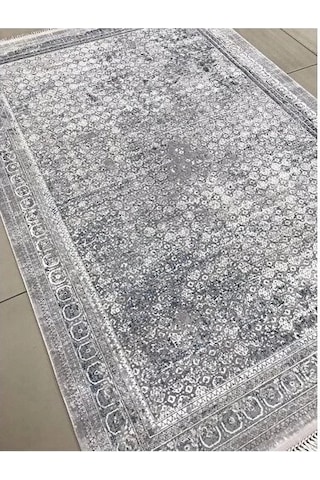 Merinos Halı 160x230 Rodin Koleksiyonu 60893-030 Gri-mavi Renkli