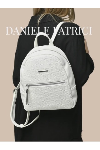 Daniele Patrici Şehir A5 Deri Sırt Çantası 210533440 Beyaz