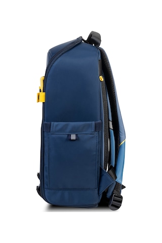 Divoom Pixoo S Mavi LED Ekranlı APP Kontrollü Akıllı Su Geçirmez Laptop Sırt Çantası-15-15.6" Mavi