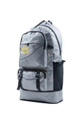Probag Çok Bölmeli Suya Dayanıklı Outdoor Sırt Çantası Dağcı Çantası Kamp & Günlük Kullanım Gri