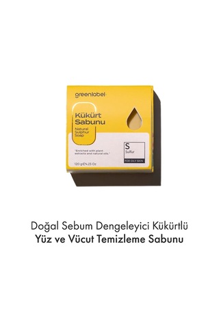 Greenlabel Doğal Kükürt Sabunu 120 G