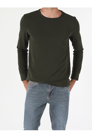 Colin'S Regular Fit Haki Erkek Tişört Cl1057212_Q1.V1_Kha Haki