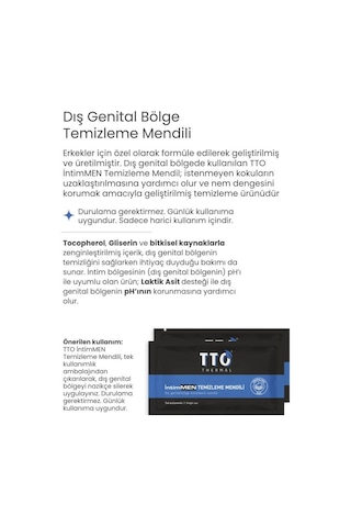 Tto Thermal Intimen Temizleme Mendili 12 Adet