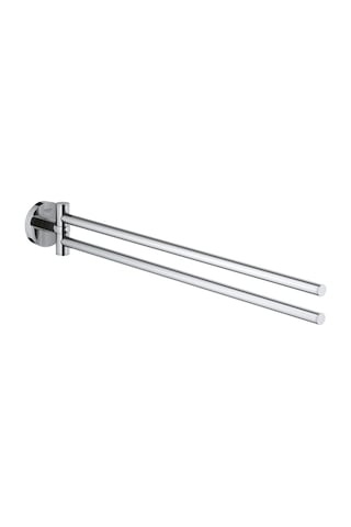 Start İkili Uzun Havluluk, 439 Mm, Duş, Banyo Aksesuarları, Krom, 41183000 Çok Renkli