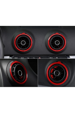 Audi A3 Hava Çerçevesi 4 Parça Kırmızı A3 8V