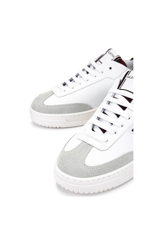 Mario Valentino Kadın Hakiki Deri Beyaz/bordo Sneakers & Spor Ayakkabı 1040 95s7004 Bn Ayk Sk25-26 Whıte/bordeaux Bordo