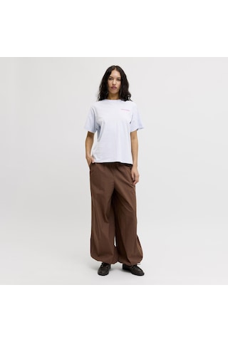 Jack & Jones Kadin Sirt Baskili Kisa Kollu Tisört - Blomma - 12296303 Çok Renkli