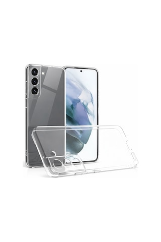 Samsung Uyumlu Galaxy S21 Fe Kılıf Şeffaf Kamera Korumalı 3d