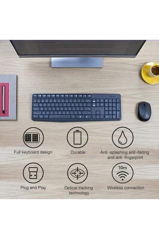 Logitech Mk235 Kablosuz Klavye Mouse Seti Diğer