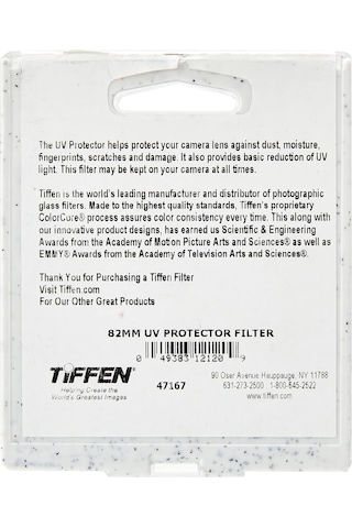 Tiffen Uv Filtresi/koruma Filtresi, 82 Mm