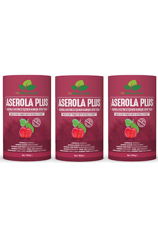 Dr.Natural Aserola Ekstresi İçeren Karışık Bitki Tozu 3 x 150 G