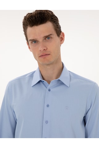 Pierre Cardin Erkek Mavi Gömlek Desenli 50312330-vr036 Mavi