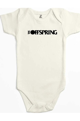Zepplin Giyim The Offspring Text Sarı Bebek Body Zıbın