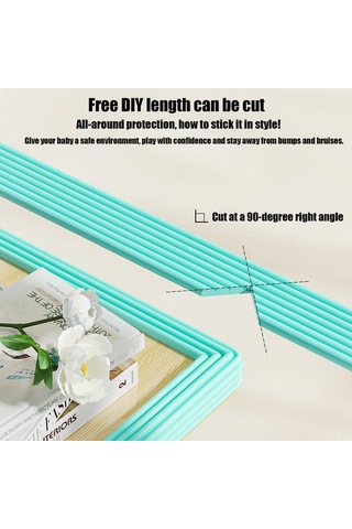 Hangfox Yetişkin Ve Çocuklar İçin Yüksek Yoğunluklu Nbr Köpük Kenar Koruyucu - 78.1 İnç Geniş, 3.1 İnç Genişlikli, Zımparasız Uygulama, Çarpma Ve Çatlama Riskini Azaltır Gri