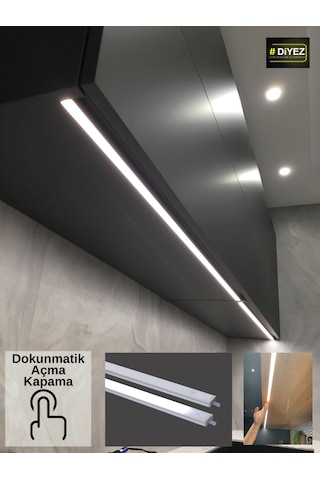 Dekoratif Mutfak Tezgah Üstü Led Lineer 100cm 6500k Beyaz Işık