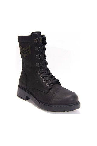 Hammer Jack 102-18354 Kadın Yıkama Nubuk Deri  Bot Siyah