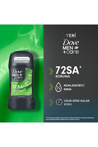 Dove Men +care Erkek Stick Deodorant Extra Fresh 50 Ml X2