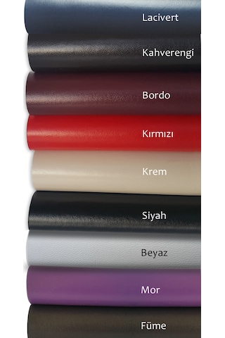 Yapışkanlı Gerçek Suni Deri 45x100 cm. Siyah