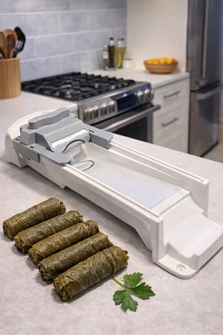 Reoona Pratik Yaprak Dolma Sarma Makinesi Yaprak Dolma Sarma Aparatı Asma Yaprağı Dolma Yapma Aleti siyah