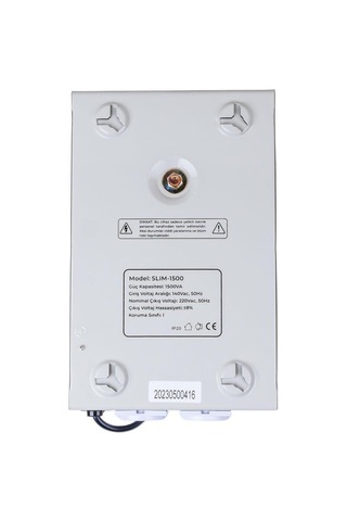 Powermaster Slım-1500 Otomatik 1500 Watt Kombi Voltaj Regülatörü-92075