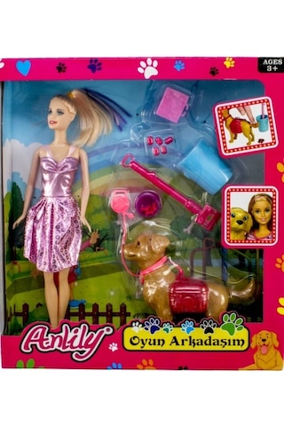 Anlily Kutulu Oyun Arkadaşım Pembe Elbi Seli