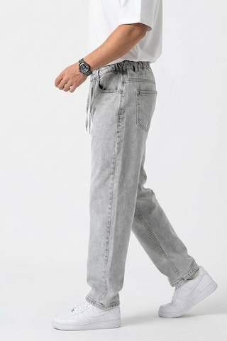 Bigdart Erkek Rahat Kesim Baggy Jean Pantolon 30075 - Taş