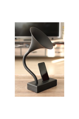 Siyah Deju Raven Akustik Gramofon 1 W Güç Ve 10 W Subwoofer İle K