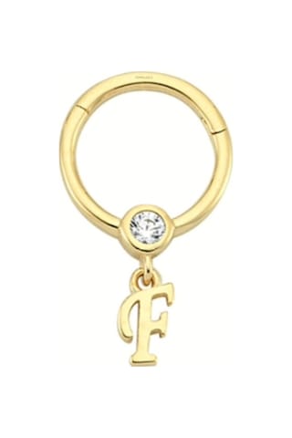Altın Halka Harf Piercing 14 Ayar Harfler Mevcut