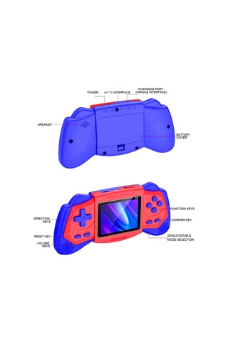 Glr S3 Oyun Konsolu Controller Game Gamepad 520 Klasik Oyun 4 İnç