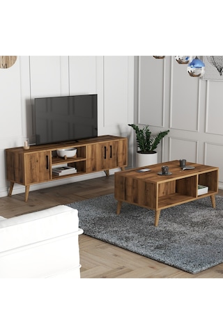 Set 1582-2072 Exxen Tv Ünitesi + Exxen Orta Sehpa - Hat Rengi