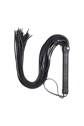 Zaga Oyun Fantezi Deri Kırbac Siyah Çok Renkli