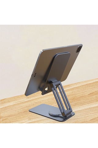 Jmary Mk-60 Ayarlanabilir Katlanabilir 360 Derece Dönebilen Telefon Ve Tablet Standı Gri