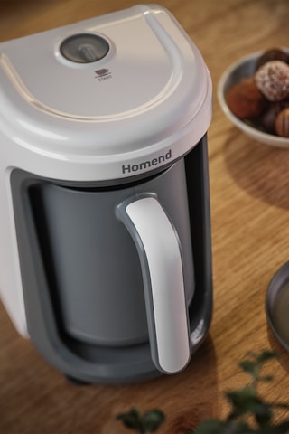 Homend Pottoman 1830H Bulut Kremi Türk Kahve Makinesi