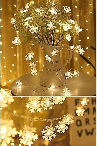 Kenpazar Kar Tanesi 20'li Pilli Led 2 Metre Çok Renkli