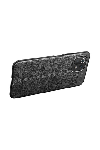 Xiaomi Mi 11 Lite Kılıf Deri Tarzı Niss Silikon Case