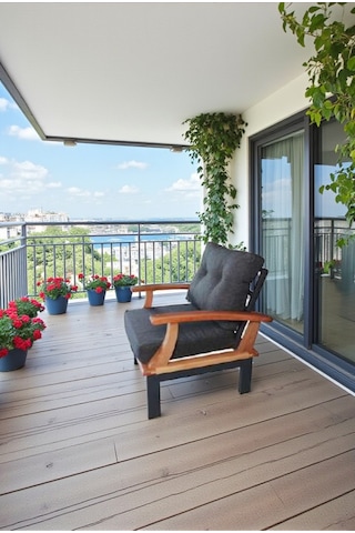 Akdeniz Masif Gürgen Ahşap Ve Metal Bahçe Balkon Koltuk Takımı 3+1+1+masa Siyah