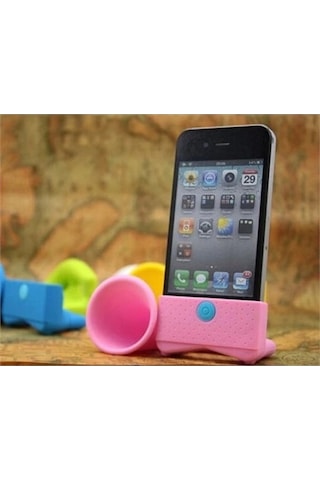 İphone 5 Ses Yükseltici Horn Speaker Çok Renkli