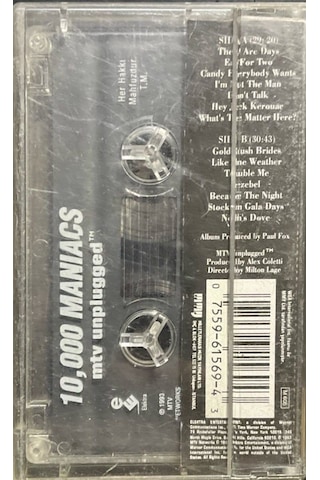 Plak Değildir Kaset Tir 10.000 Maniacs Mtv Unplugged Kaset