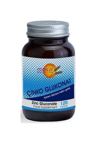 Meka Nutrition Zinc Gluconate Çinko Glukonat Meka Nutrition Zinc Gluconate Çinko Glukonat